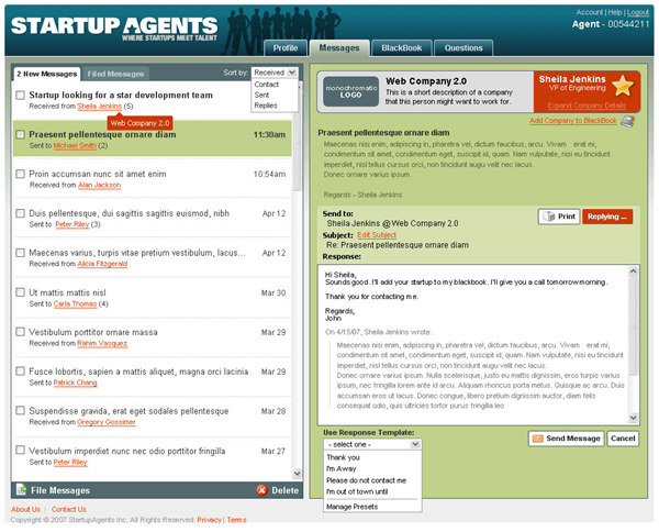 startup agents